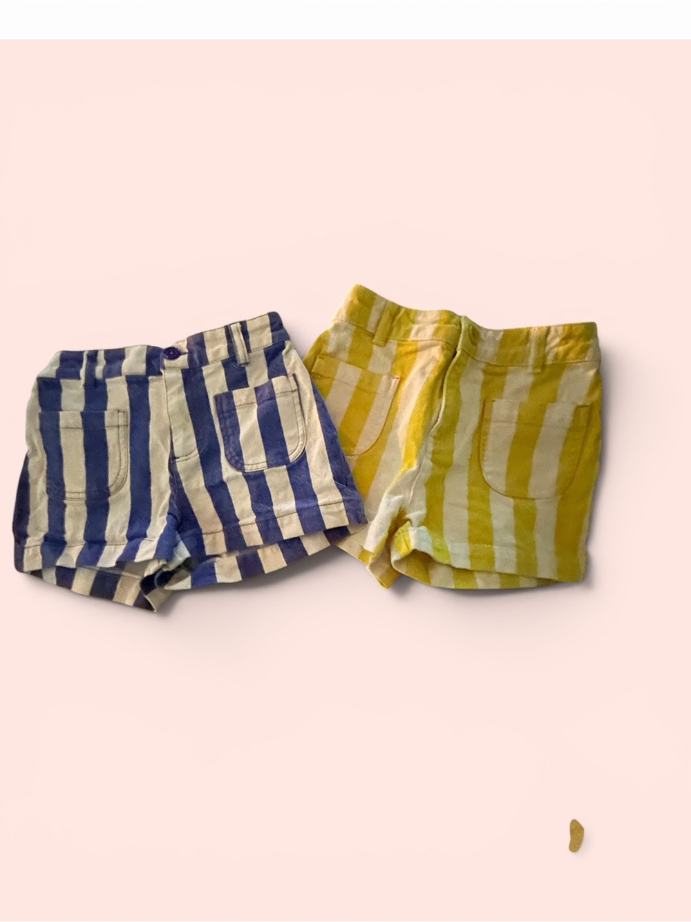 2 pair Mini Boden striped shorts.  #school #play #beach